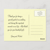 サンキューカードビンセント・ヴァン・ゴッホ ポストカード (裏面)