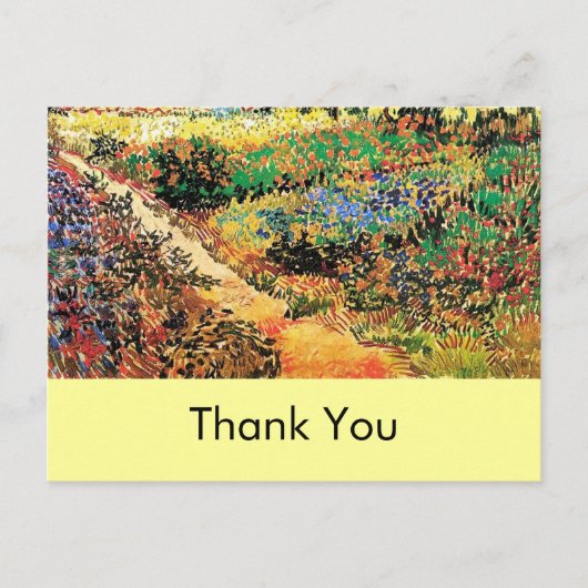 サンキューカードビンセント・ヴァン・ゴッホ ポストカード (正面)