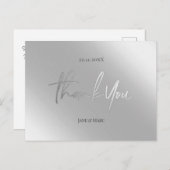 サンキューカードフェイク金箔はがき ポストカード (正面/裏面)