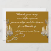 サンキューカードブライダルシャワー 招待状 (裏面)