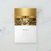 サンキューカードブラック金ゴールド サンキューカード (内部)