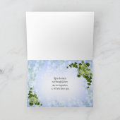 サンキューカードブルーアジサイ サンキューカード (内部)