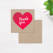 サンキューカードプレミアムクラフト紙。 (デスク)