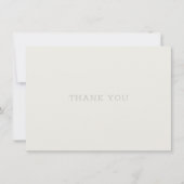 サンキューカードベージュタングリーン伝統的 サンキューカード (正面)