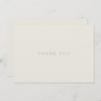 サンキューカードベージュタングリーン伝統的 サンキューカード