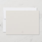 サンキューカードベージュタンブルー伝統的 サンキューカード (裏面)