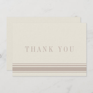 サンキューカードベージュタン伝統的ブラウン サンキューカード