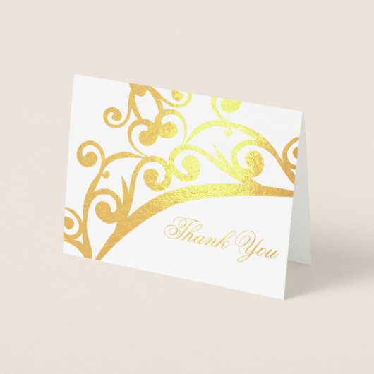 サンキューカードページェント王冠 箔カード (正面)