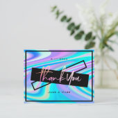 サンキューカードホロはっきりしたグラ鮮やかフィー ポストカード (スタンド正面)