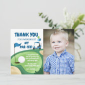 サンキューカードホールインワンゴルフ誕生日パルティー 招待状 (スタンド正面)