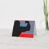 サンキューカードボディビルダーブルーストライプ サンキューカード (裏面)