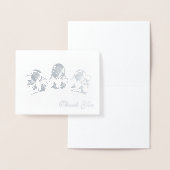 サンキューカード冠 箔カード (ディスプレー)