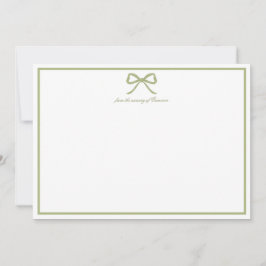 サンキューカード名門私立校風のバーブベイビーシャワー サンキューカード