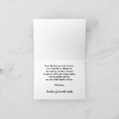 サンキューカード女性のカーボーイピンクベビーシャワー サンキューカード (内部)