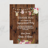 サンキューカード婚約結婚ズJarsフローラ 招待状 (正面/裏面)