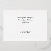 サンキューカード実在ホイルシルバーグレー 箔シーズンカード (裏面)