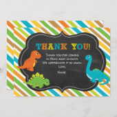 サンキューカード恐竜 サンキューカード (正面/裏面)