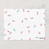 サンキューカード方法を知らない ポストカード (裏面)