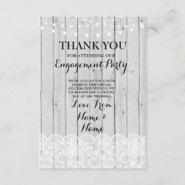 サンキューカード木は素朴な冬のレースをつけます サンキューカード