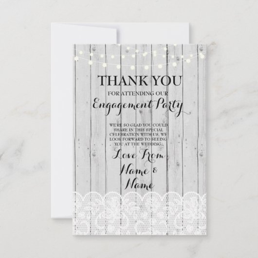 サンキューカード木は素朴な冬のレースをつけます サンキューカード (正面)