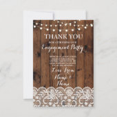 サンキューカード木は素朴な冬のレースをつけます サンキューカード (正面)