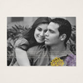 サンキューカード水彩ダリア花 (裏面)