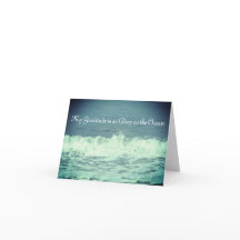 サンキューカード海深い私の感謝