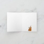 サンキューカード犬の青緑 サンキューカード (内部)