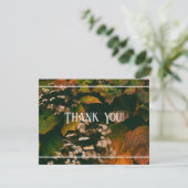 サンキューカード秋の葉の個人用設定 サンキューカード (スタンド正面)