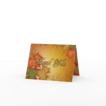 サンキューカード秋紅葉