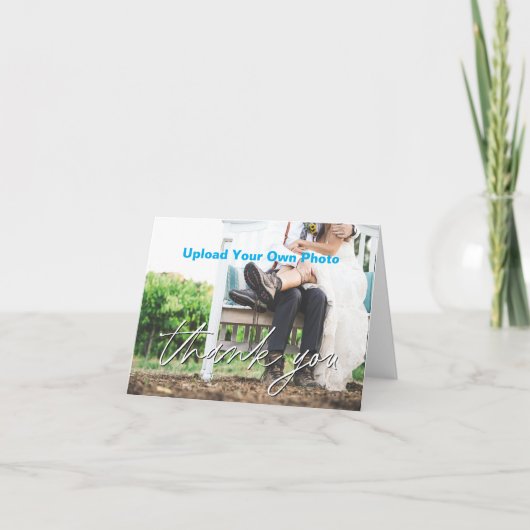 サンキューカード結婚、シャワー、特殊イベント サンキューカード (正面)