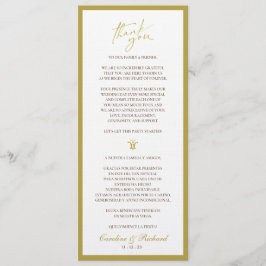 サンキューカード英語とスペインの プログラム