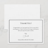 サンキューカード買のテンプレート サンキューカード (正面/裏面)