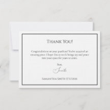 サンキューカード買のテンプレート