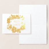 サンキューカード金ゴールド箔 箔カード (ディスプレー)