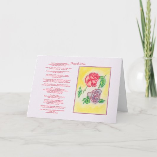 サンキューカード (正面)