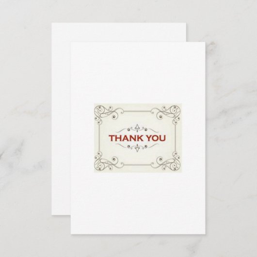 サンキューカード (正面/裏面)