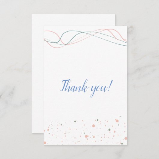 サンキューカード (正面/裏面)