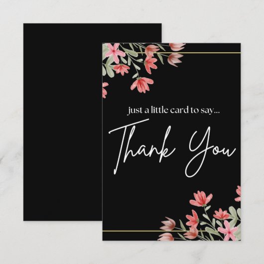 サンキューカード (正面/裏面)