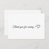 サンキューカード (正面/裏面)