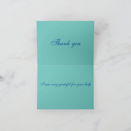 サンキューカード (内部)