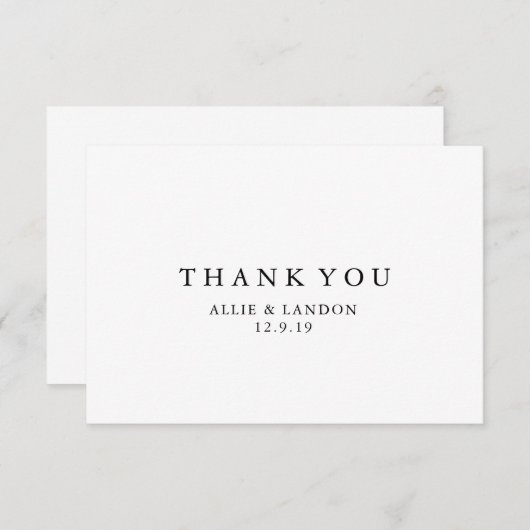 サンキューカード (正面/裏面)