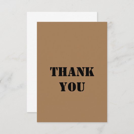 サンキューカード (正面/裏面)
