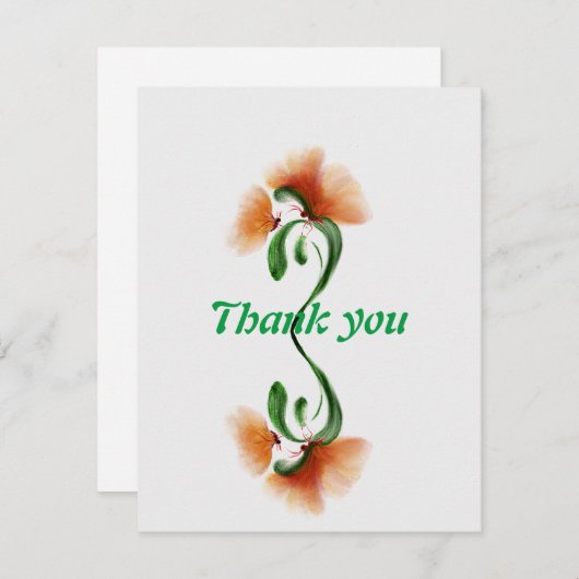 サンキューカード (正面/裏面)