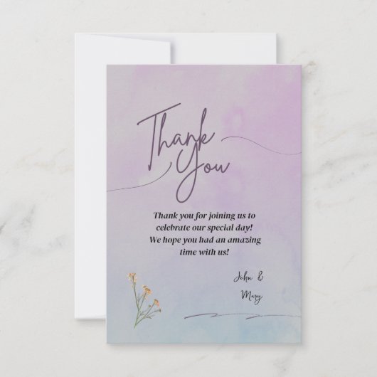 サンキューカード (正面)