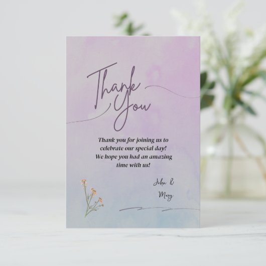 サンキューカード (スタンド正面)