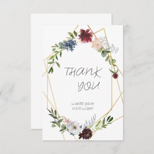 サンキューカード (正面/裏面)