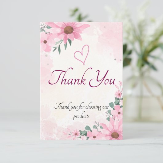 サンキューカード (スタンド正面)