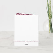 サンキューカード (裏面)