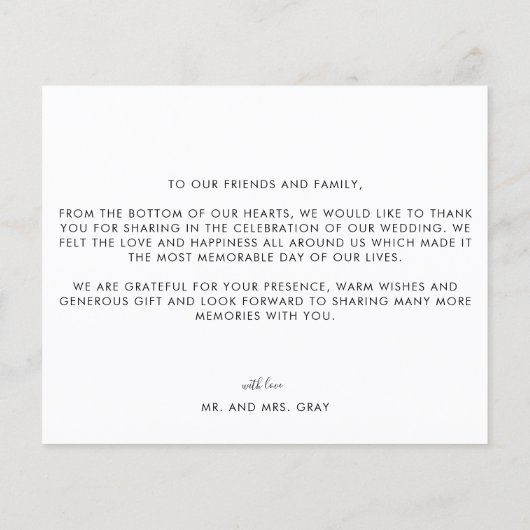 サンキューカード (裏面)